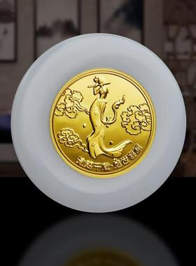 文创件爆礼品藏遇见577-353F敦煌收摆金镶玉飞天系列家居办公装饰