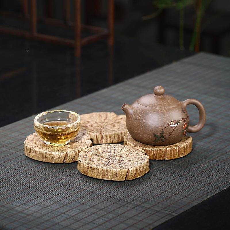 4843茶砂杯垫配紫件仿生仿简木纹壶承壶拖盘约茶台厂,淘宝优惠券,粉丝福利购,淘宝优惠卷