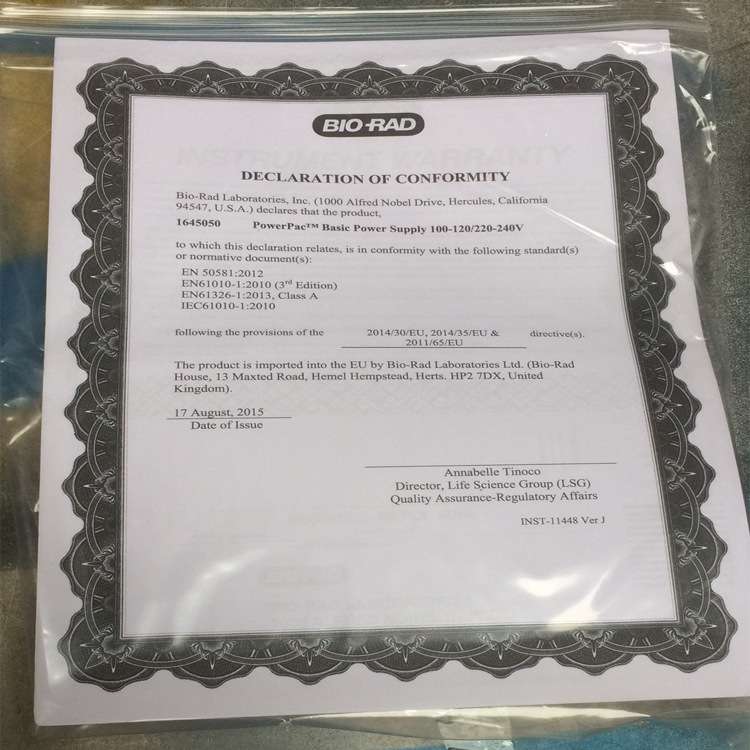 Biorad伯乐 电泳仪 1645050 基础电源 PowerPac Basic  电泳主机 - 图3