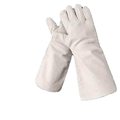 帆手套加长24线布劳483保手套电焊工耐修磨加厚机作用业工作防护 - 图3