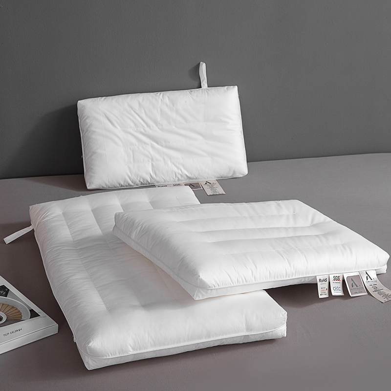 全棉枕头低枕超薄矮软护颈椎助睡眠枕学生单人P男儿童枕芯一对家 - 图3