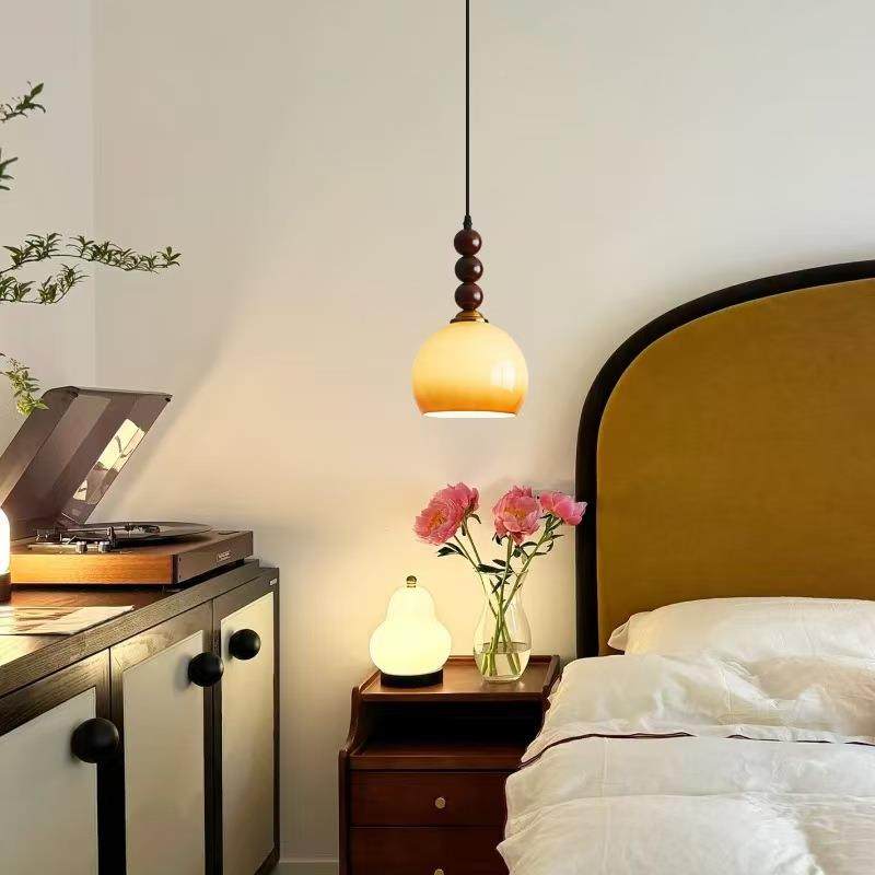 中古风床卧室头护眼吊灯色49317美焦式糖复古餐厅吧台单头吊灯,淘宝优惠券,粉丝福利购,淘宝优惠卷