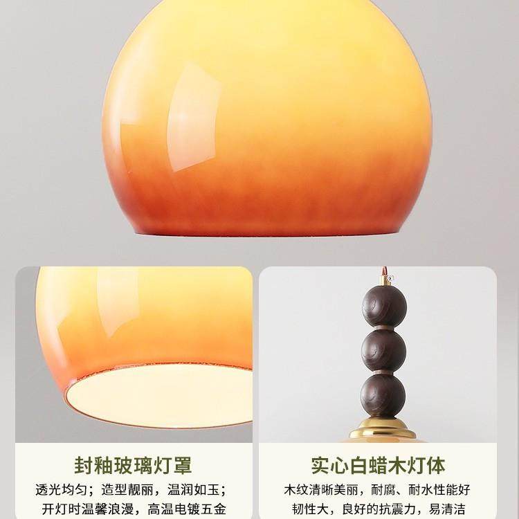 中古风床卧室头护眼吊灯色49317美焦式糖复古餐厅吧台单头吊灯,淘宝优惠券,粉丝福利购,淘宝优惠卷