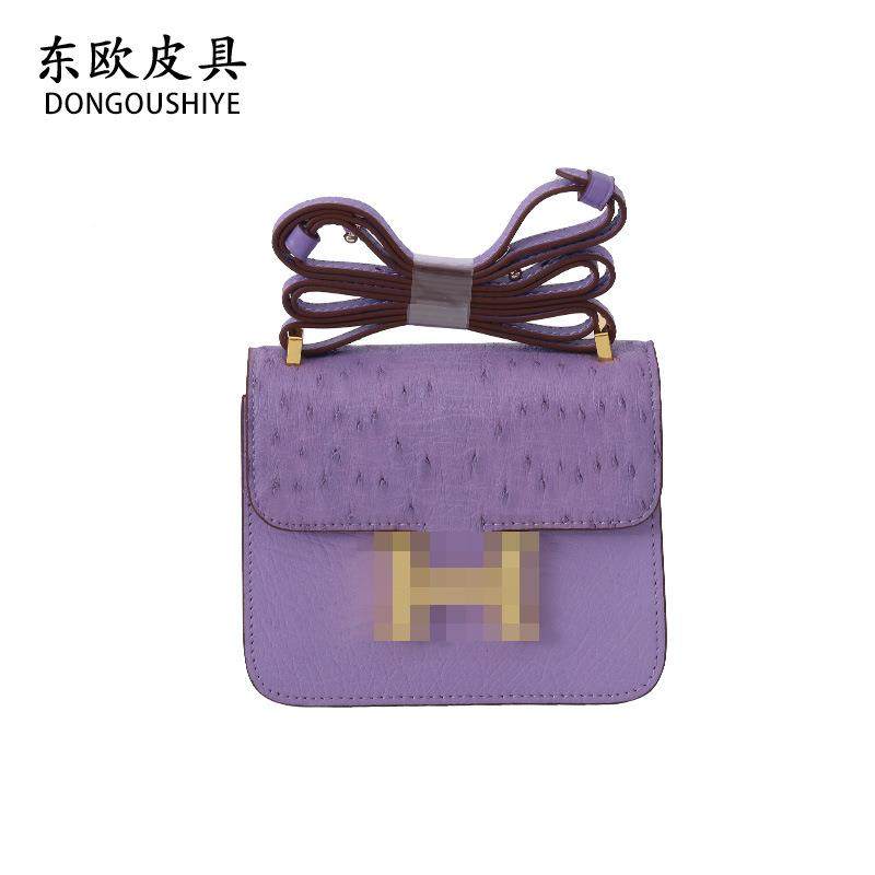 新ZFG款鸵鸟皮迷你HK扣小方包创意可爱零钱包源头K工高厂级感小废,淘宝优惠券,粉丝福利购,淘宝优惠卷