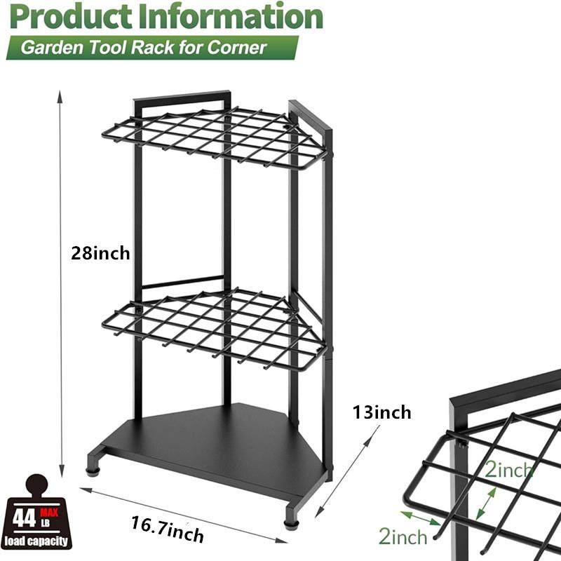 角多具功能农收纳架花园工具架长柄园林具tbh9622架金工属三工具,淘宝优惠券,粉丝福利购,淘宝优惠卷