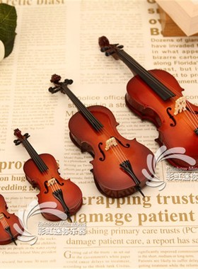 刻字微缩大提琴模型摆件带支架礼盒配H娃娃乐器送男女朋友结婚礼