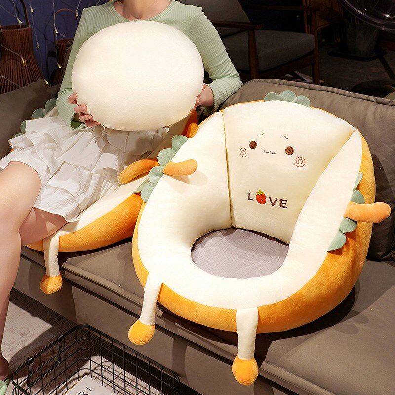 Children's lazy sofa chair pier room bedroom tatami bay window floor O reading cartoon back cushion small sitting