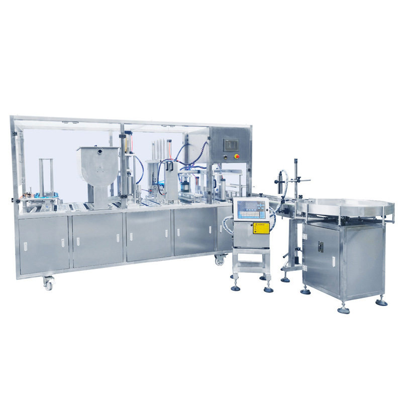 全自动压盖封口机带打码 酸奶饮料咖啡封口流水线 饮品封膜灌装,淘宝优惠券,粉丝福利购,淘宝优惠卷