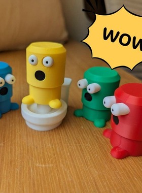 新品Air pressure fun toys 气压奇趣小玩具圣诞节装饰品摆件