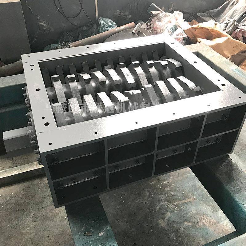 Single and double shaft shredder chassis assembly shredder production line plastic crusher accessories shredder knife box