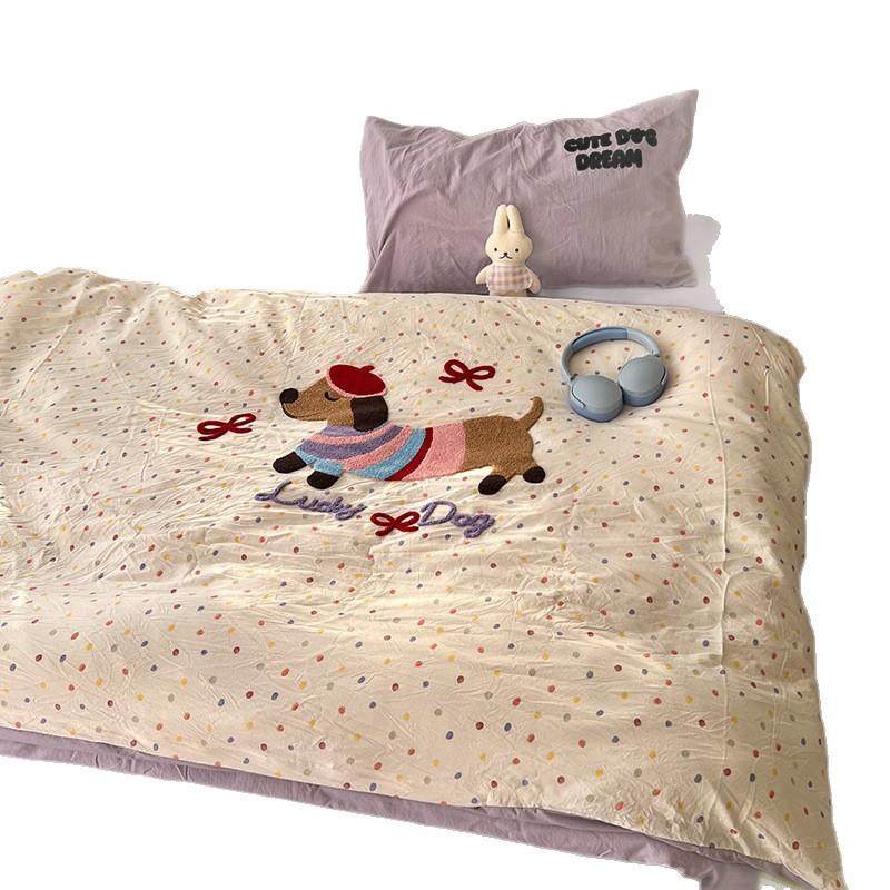 A件类床上4用品四生套原素纯棉全棉床单被套被罩床笠学宿舍三件套,淘宝优惠券,粉丝福利购,淘宝优惠卷