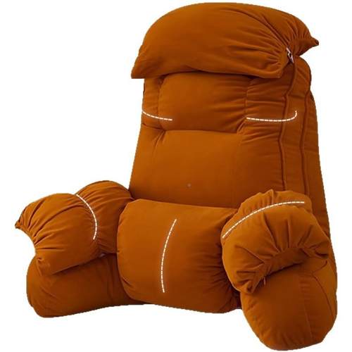 床头大靠抱背XH-TSKD软包护拆腰枕头靠垫阅读护颈枕沙发床上靠枕 - 图3