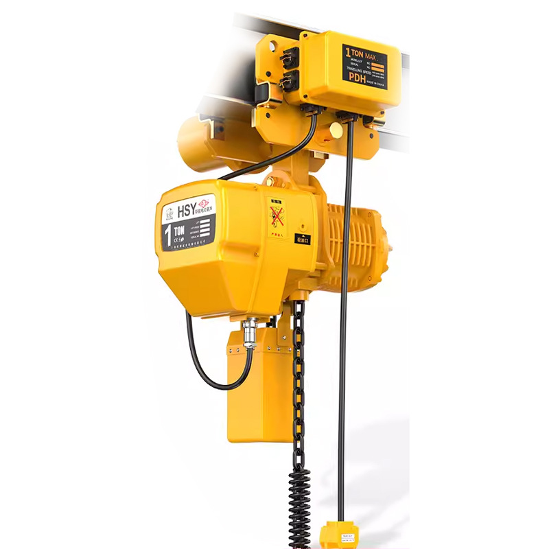 沪工环链电动葫芦5T3T2T3M6M固定式起重葫芦380V鬼头提升机可定制 - 图1