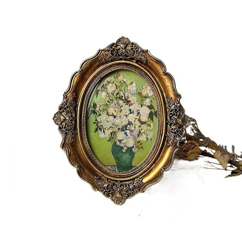 画法式客厅卧室复相框摆装饰欧古式轻奢雕花椭圆形挂墙件XX86226,淘宝优惠券,粉丝福利购,淘宝优惠卷