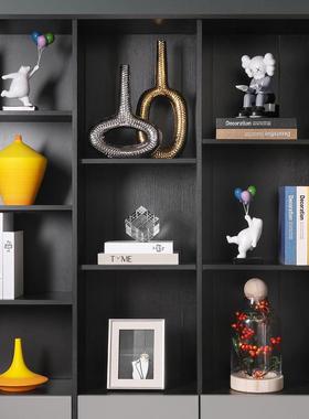 025年新书柜摆VAJ件轻居奢高档客厅家酒柜装饰2品摆件办公款室工