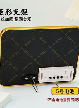 学习很苦坚d持很酷励志学生摆台带闹钟时书桌激励摆件自律鼓励孩