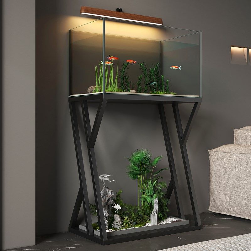 工业风鱼缸架双层鱼缸客厅底柜底滤专用落地架子承重底座托 托架,淘宝优惠券,粉丝福利购,淘宝优惠卷