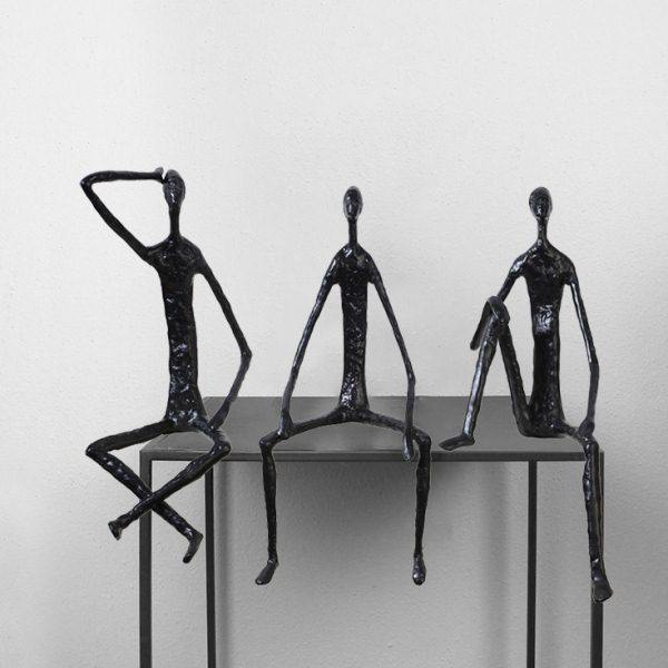 创意抽象艺术人物摆件简约公室客厅电视柜书架玄关装饰桌面摆设,淘宝优惠券,粉丝福利购,淘宝优惠卷