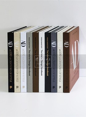 布面质感AD艺术装n饰真书样板间样品屋展示中心侘寂风黑白英文软