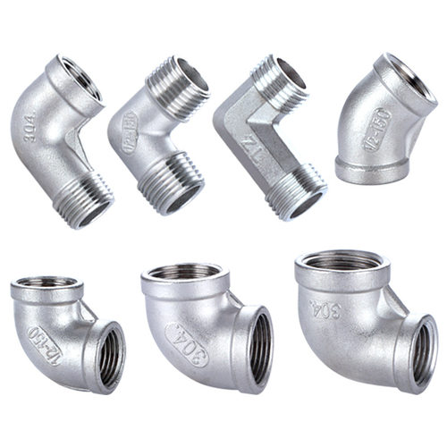 304不锈钢1/2/3/4分转6分1寸内丝外丝弯头90度内外丝接头水管配件 - 图3