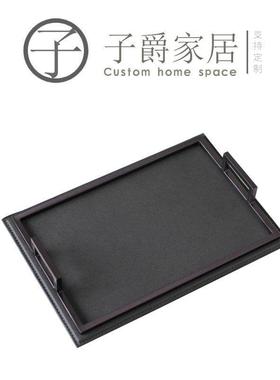 轻奢厨房餐桌客厅茶几金属果盘托盘摆件样板房间家居软装饰品fs