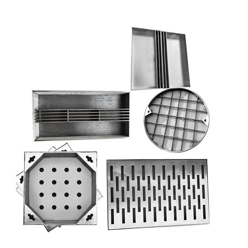 不锈方形井盖50厂家下沉式异钢型窨井盖304/不316锈雨水钢井盖 - 图3