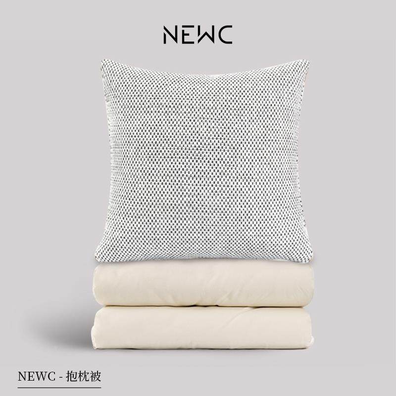 简轻奢合F768H8MH纯棉枕约抱被子两用车载沙发办公室午休被二一,淘宝优惠券,粉丝福利购,淘宝优惠卷