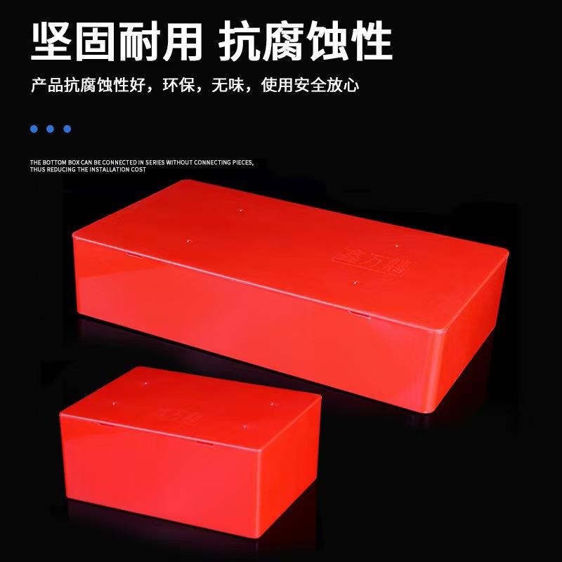 pvc过梁分线盒过路盒明线过线盒阻燃接线盒电线装饰暗盒天花线管 - 图0