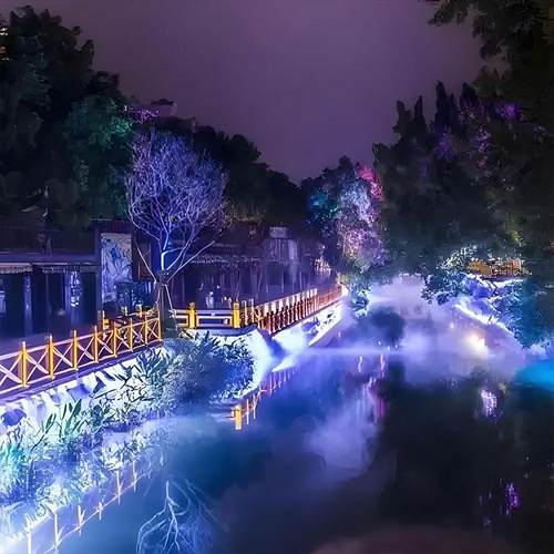 别墅小区景观雾化降温加湿器雾化机度假山庄冷雾系统庭院人造雾 - 图2