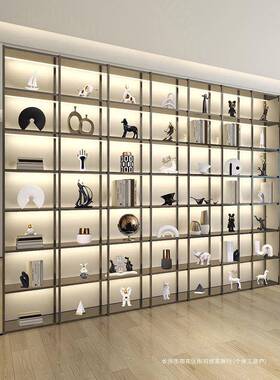 新档中式轻奢高家居装饰品件书套装摆柜客厅公室展示柜办软装工艺
