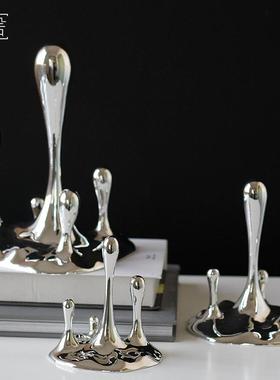 创意滴工艺品代UJL酒店样板房电视柜书房摆件亚克力约水现软装简