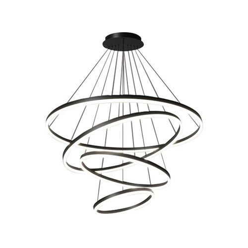 客厅主灯2024新款现代简约大气极E简圆环形餐厅吊灯具全屋套餐组 - 图3