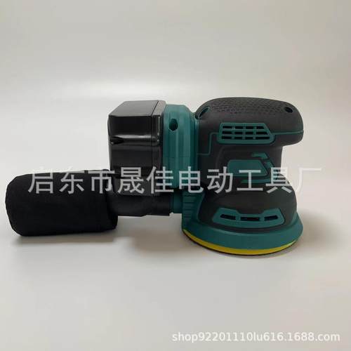 无锂电砂纸形机动打刷磨机方形砂电纸机圆砂PKS纸机充电式砂光机 - 图0