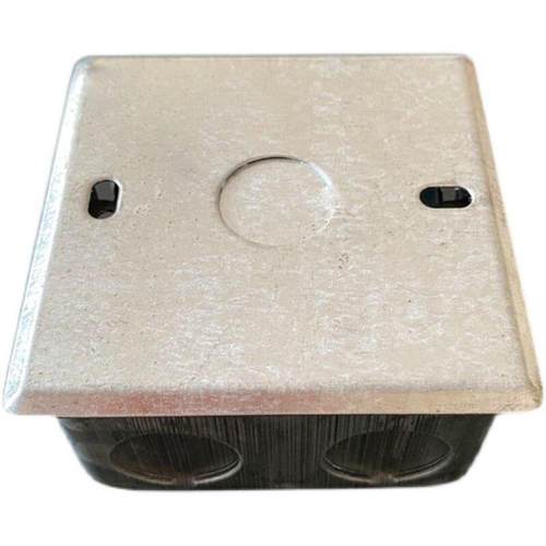 型金属接线盒盖开关盒盖插座底盒面板线盒盖八角形盖 - 图3