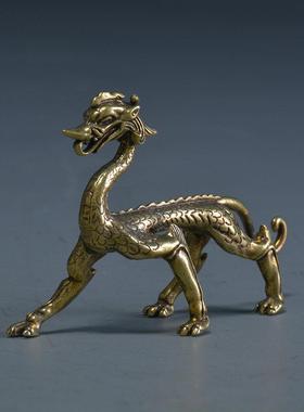 采购产品陕西中式礼品，文化创意饰品，唐代红金行龙小饰品，古典