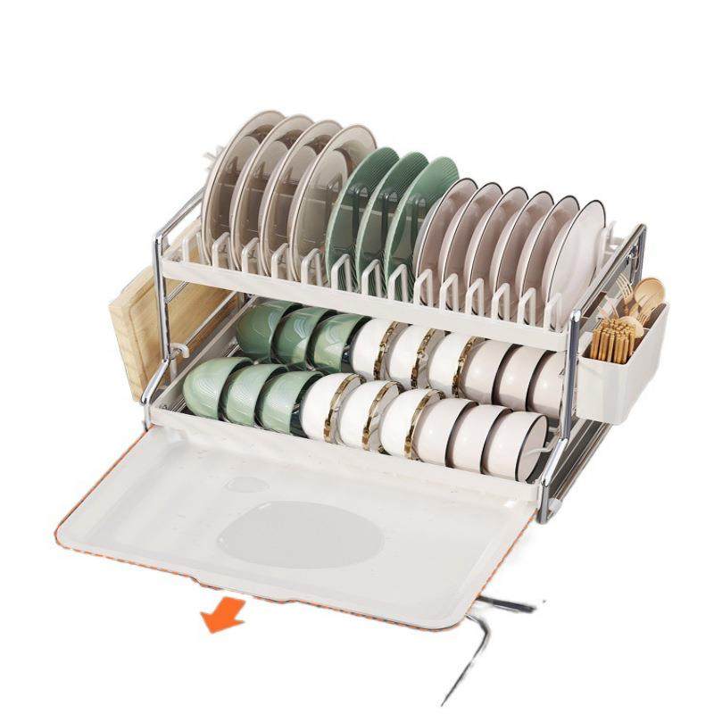 厨房置物架不锈钢碗碟碗盘收纳架沥水架家用多功能放碗筷2025厂家,淘宝优惠券,粉丝福利购,淘宝优惠卷