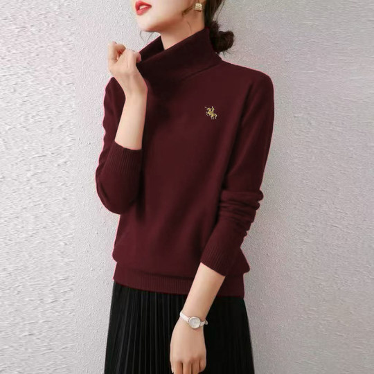 2025 autumn and winter new round neck couple's long-sleeved sweater bottoming shirt 10