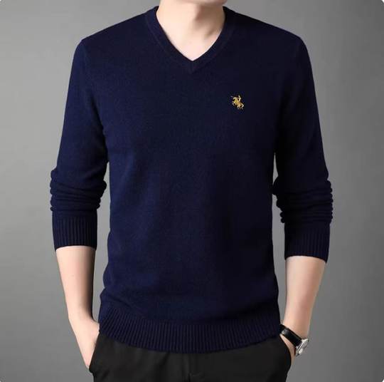 2025秋冬新款圆领情侣长袖毛衣打底衫17