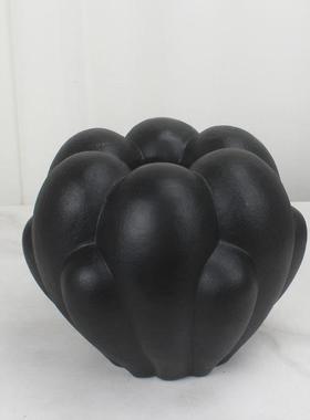 法奶式油风白色花瓶家居办公NLJ室书柜客厅房摆书件装饰乔新居开