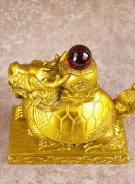 铜宏达全黄铜青龙虎玄四神兽龙武八卦龙器龟白室内玄关铜四象龙龟