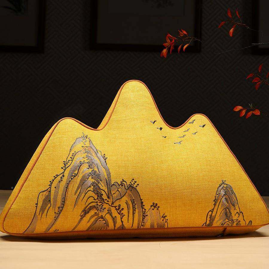 中式客厅枕坐垫抱枕靠山形沙发异靠垫峰中国风腰枕枕靠other背山,淘宝优惠券,粉丝福利购,淘宝优惠卷