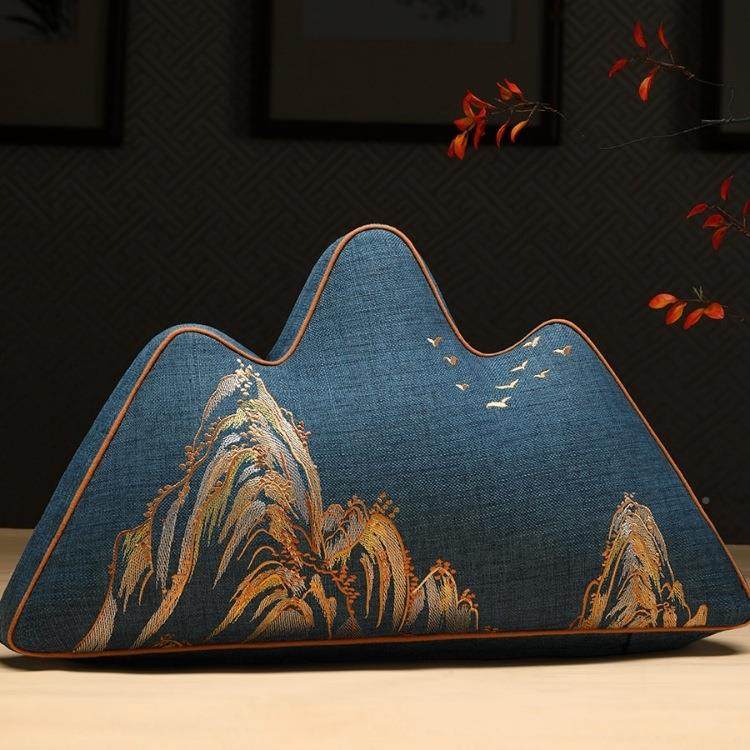 中式客厅枕坐垫抱枕靠山形沙发异靠垫峰中国风腰枕枕靠other背山,淘宝优惠券,粉丝福利购,淘宝优惠卷