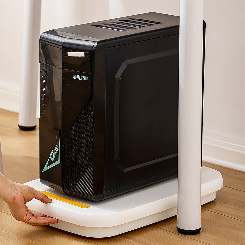 Computer host bracket base increased e-sports room under the table desktop chassis increased pad removable increased base