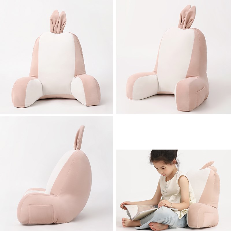 Bed reading large back cushion children's room bed head and neck waist pillow reading pillow backrest bay window sill soft bag