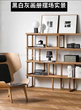 样板房软装摆件 茶几装饰大画册 黑白灰仿真书装饰书道具书饰品