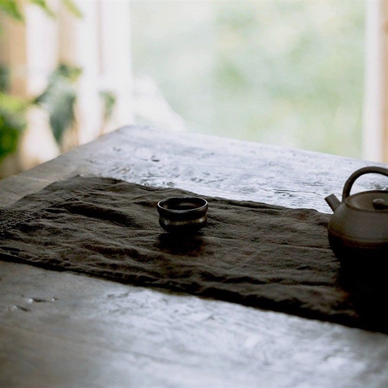 封面是花 植物染 夏布 苎麻 刺子绣 茶席,淘宝优惠券,粉丝福利购,淘宝优惠卷