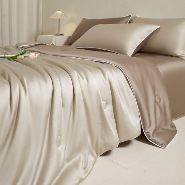 夏季A类高档天丝空调被四件套丝滑裸睡真丝夏凉被床单薄被子机洗,淘宝优惠券,粉丝福利购,淘宝优惠卷