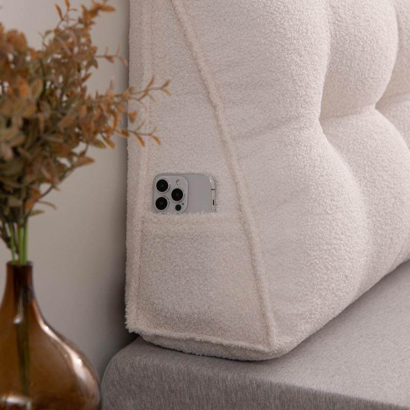 泰迪绒头靠2025床新款45240047床上软包大靠背带垫头枕可拆飘洗窗,淘宝优惠券,粉丝福利购,淘宝优惠卷