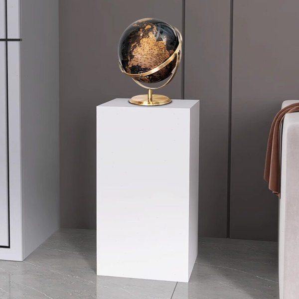 橱窗工艺品白色展示柜台圆形加高地台陈列架花瓶摆件方形垫高底座,淘宝优惠券,粉丝福利购,淘宝优惠卷