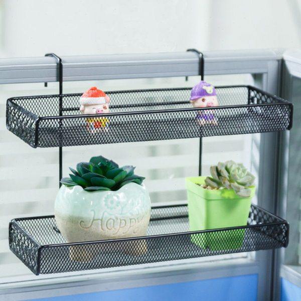 公室三角多层花架桌面工位隔板置物架阳台护栏悬挂式转角收陶琪,淘宝优惠券,粉丝福利购,淘宝优惠卷